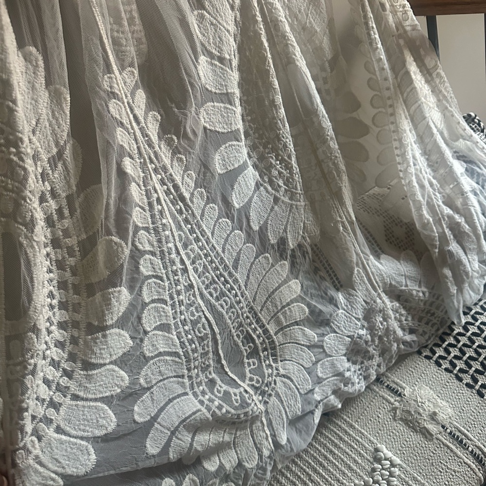 Rebellion White Lace Cover-Up